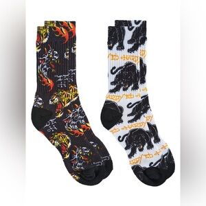 Ed Hardy 2-Pack Crew Socks